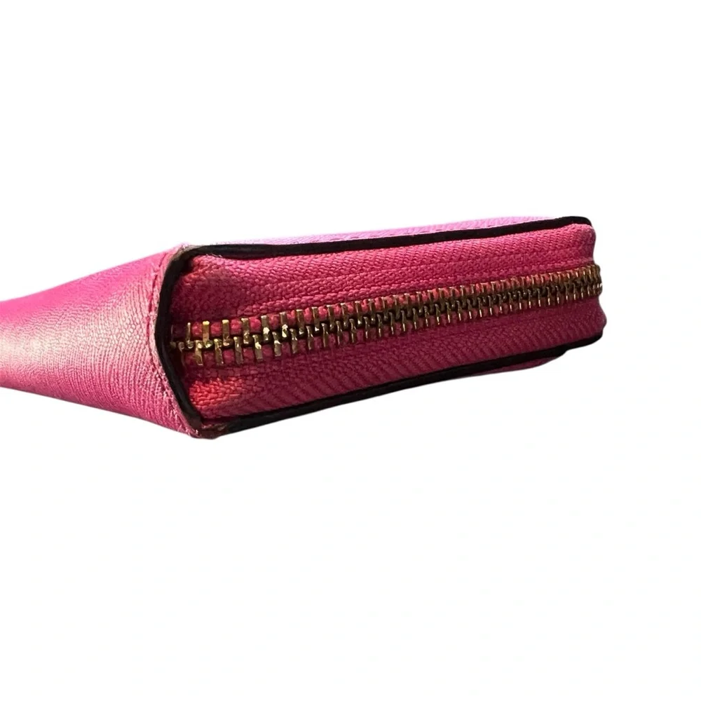 Kate Spade Pink Saffiano Leather Wallet